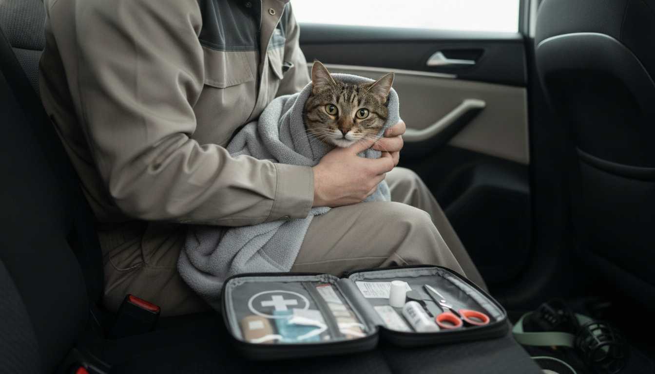Safely Restrain a Scared or Injured Dog or Cat (First Aid)